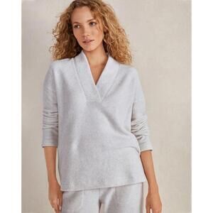 Haven Well Within Comfort Fleece Overlap V-neck Pullover Women’s XS